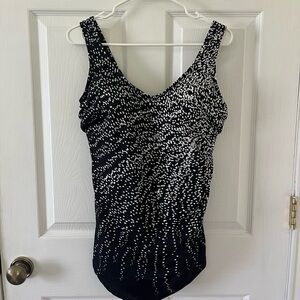 Swimsuits for All Black and White Women's Swimsuit